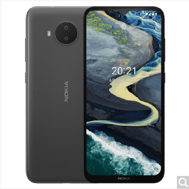 诺基亚Nokia C20 Plus 全新国行双卡4950毫安大电池AI双摄老人智能极简模式 石墨黑 简配版 全网通4G 3+32G 6.5英寸