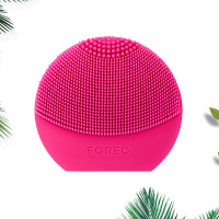 斐珞尔(FOREO) 美容器 Luna play plus露娜玩趣增强版 深层清洁毛孔 声波震动 可换电池 洁面仪樱桃红