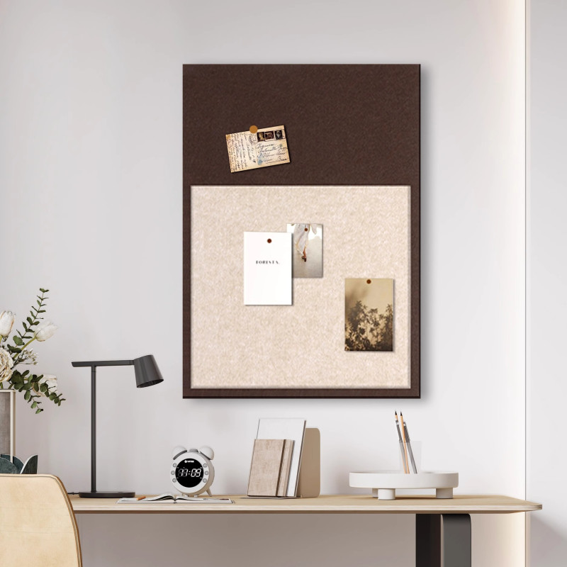 智美环球 毛毡板墙贴照片墙软木板免打孔挂墙留言记事板展示板墙面装饰自粘