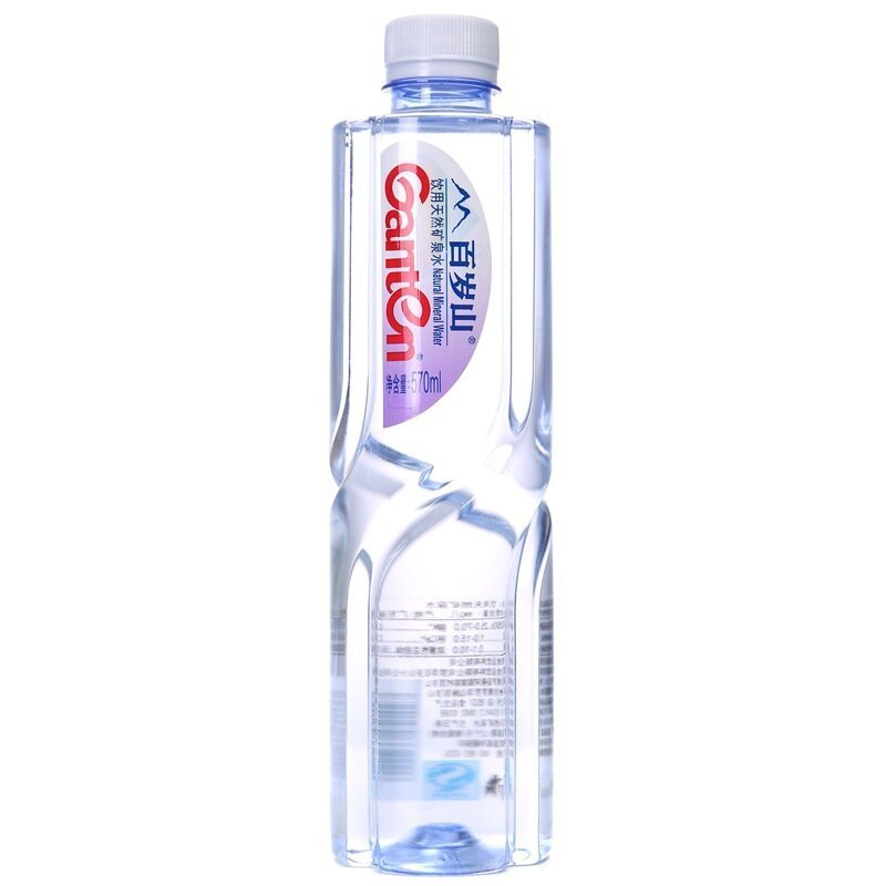 百岁山 饮用天然矿泉水570ml24瓶 箱装 景田矿泉水