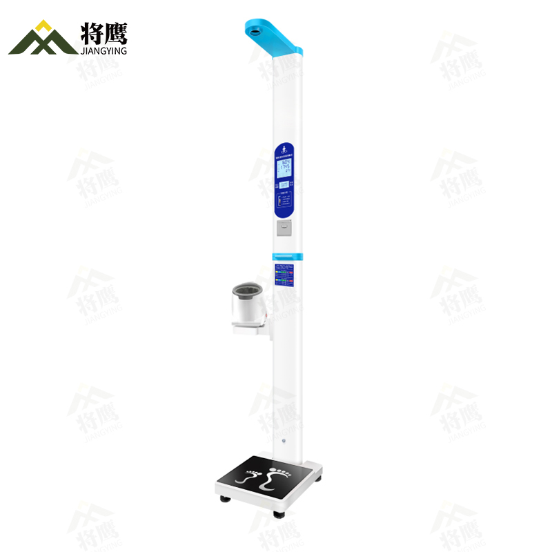 将鹰 超声波身高体重体检秤测量仪身高体重一体机血压打印款 JY-044S-20AXYDY高清大图