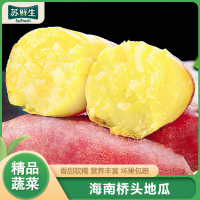 【苏鲜生】海南桥头富硒地瓜 中果 9斤 单果1-3两 新鲜沙地红薯山芋板栗番薯蔬菜整箱