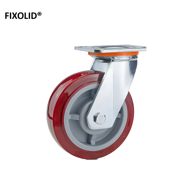 FIXOLID 枣红轮 万向轮8寸 个