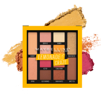 美宝莲(Maybelline) 纽约时刻多色眼影盘柠檬热浪 7.4g/珠光哑光多色眼影盘新手初学者