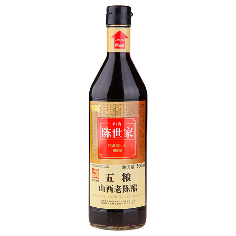 陈世家特制五粮山西6度老陈醋500ml 五谷酿造