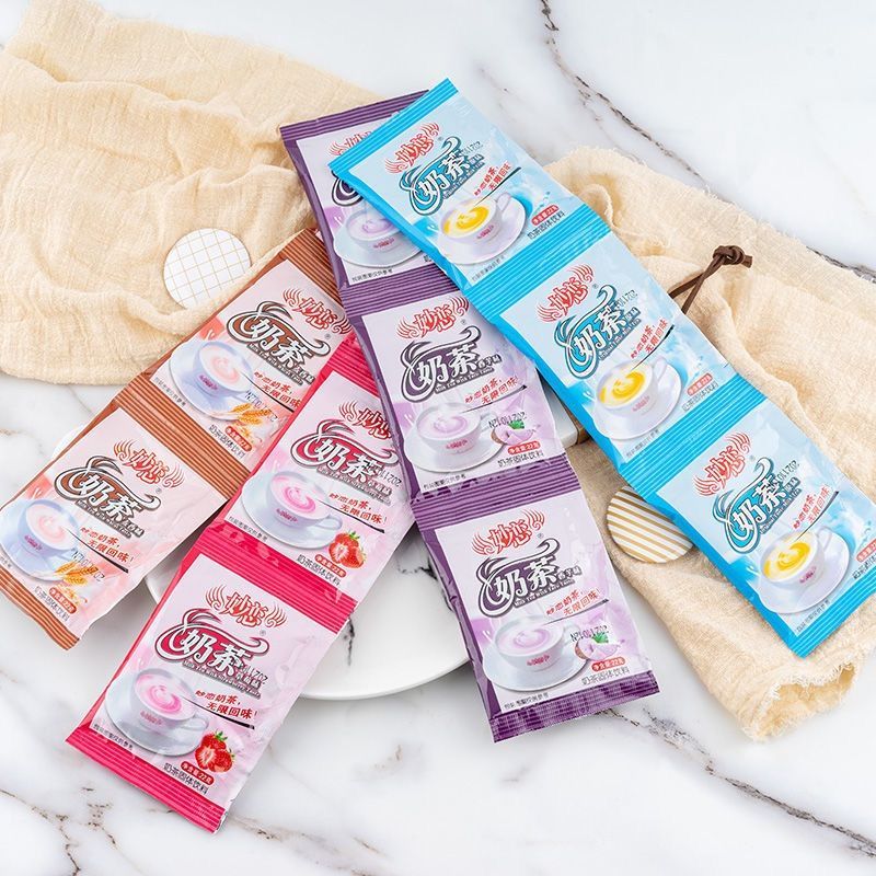 官方旗舰店小洋人妙恋奶茶粉22g包多种口味搭配早餐下午茶袋装速溶