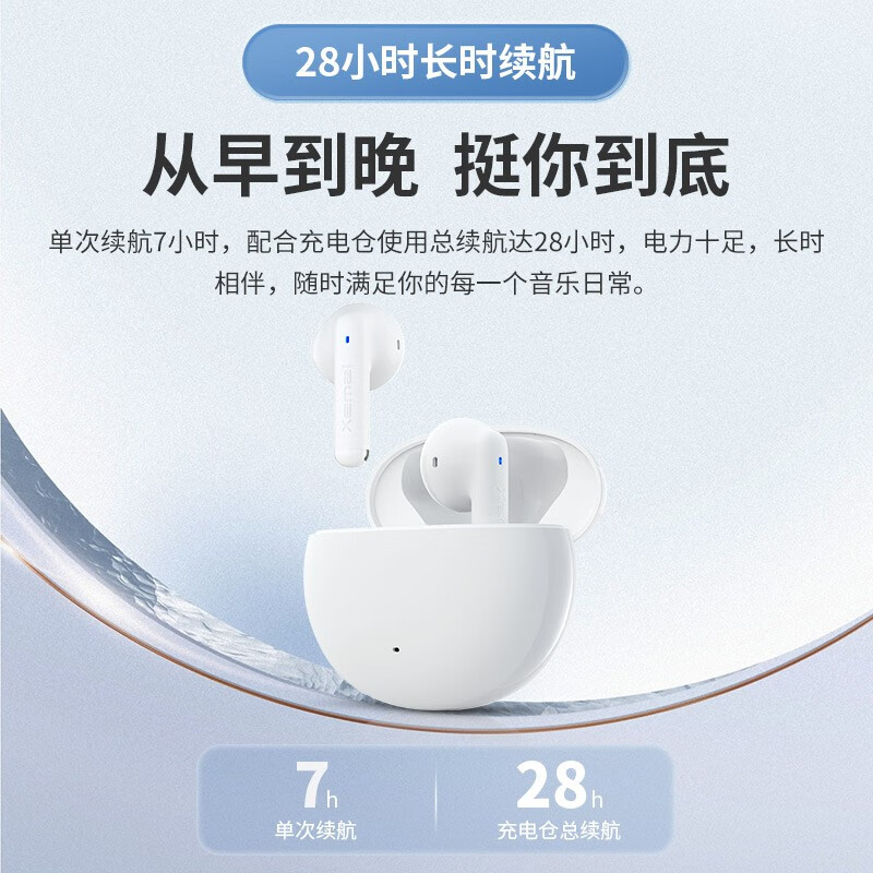 漫步者(EDIFIER) 声迈X2 真无线蓝牙耳机 音乐运动手机耳机 蓝牙5.3高清大图