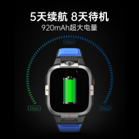 小寻AI学习手表Y2宝石蓝 移动联通电信全网通4G前后双摄视频通话GPS定位防水家庭群聊移动支付中小学生通用AI互动学习