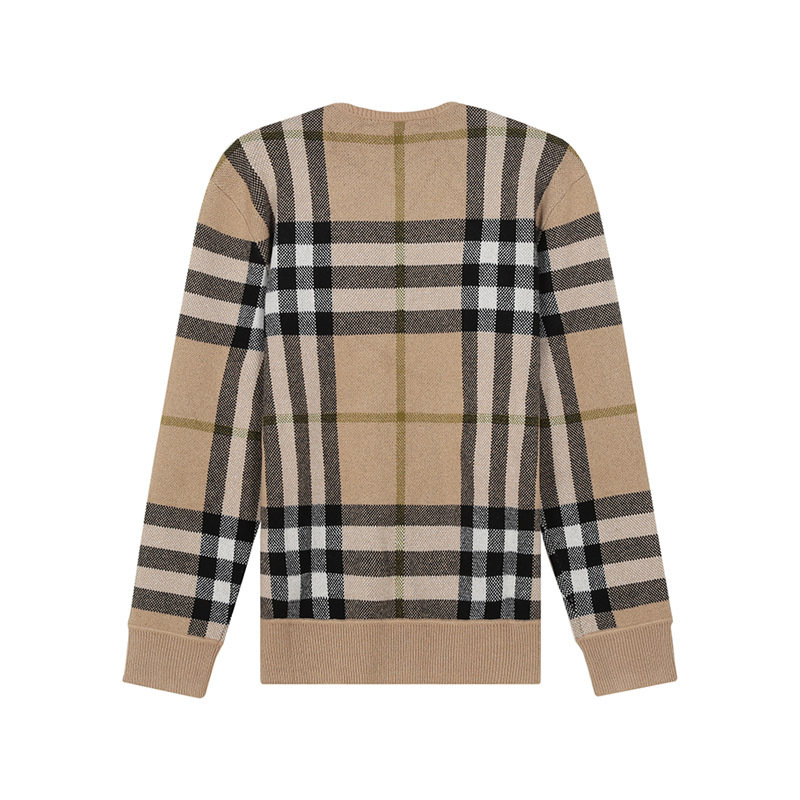 博柏利burberry男款山羊绒圆领长袖针织衫毛衣80412861