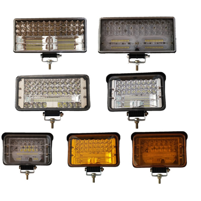 货车led大灯12伏汽车射灯闪电客农用车倒车远近光超亮改装24v收割机