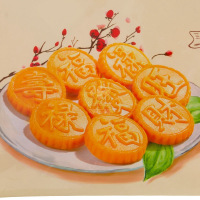 三全原味南瓜饼300g(12只)面点 小食