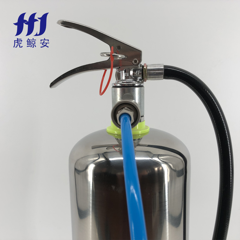 虎鲸安 (HJ)消防训练304不锈钢灭火器 消防演习训练专用3KG(含气管+注水管)单位:套