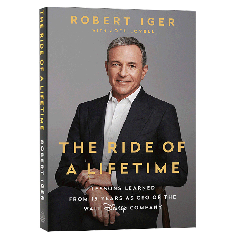 [正版]一生的旅程 迪士尼CEO罗伯特艾格自传 英文原版 The Ride of a Lifetime 领导力 名人传高清大图