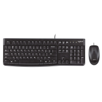 罗技(Logitech) MK120有线键盘鼠标套装 黑色 USB接口罗技