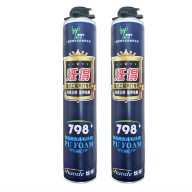 烁得798 750ml发泡胶门窗专用聚氨酯泡沫剂填缝发泡剂