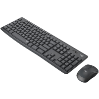 罗技(Logitech) 无线静音键鼠套装MK295