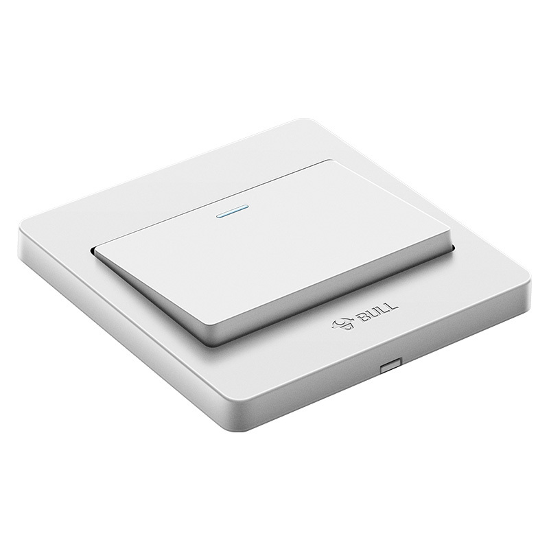 公牛(BULL) 开关插座G07系列 一开单控开关 86型面板G07K111Y 白色 暗装