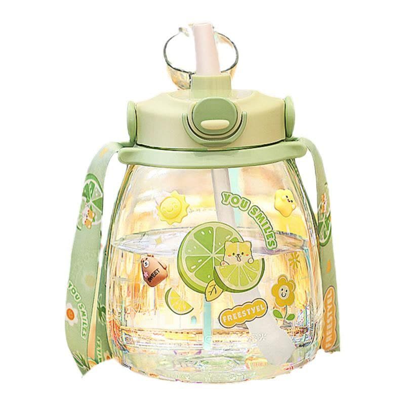 富光水杯女生高颜值tritan太空杯儿童学生上学专用带吸管杯大容量图片