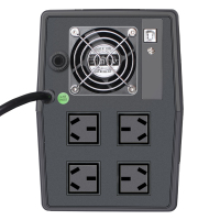 德际 UPS不间断电源D1500VA 900W稳压LCD触控屏幕 单电脑续航60分钟 可带3台电脑