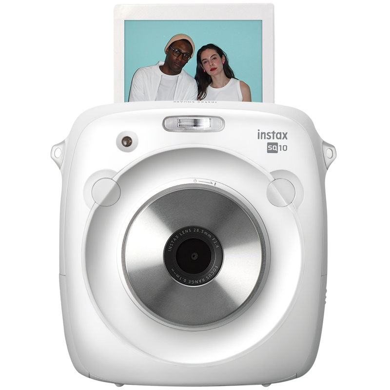 富士(FUJIFILM)INSTAX拍立得 相机 数码一次成像胶片相机SQUARE SQ10豪华 优雅白 白色 方形尺寸