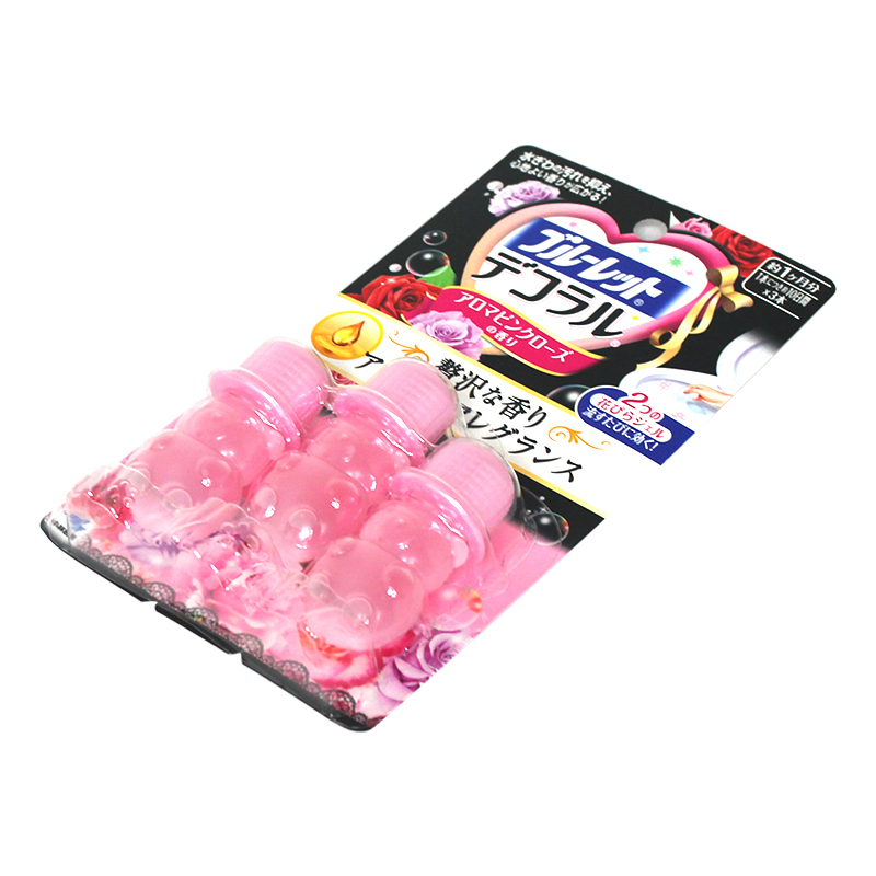 小林马桶开花洁厕凝胶22.5g粉色玫瑰花香