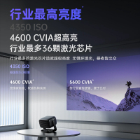 坚果(JMGO)投影仪 N3 Ultra Max 纯三色激光变焦投影4600CVIA+AI全智控电动云台4K超高