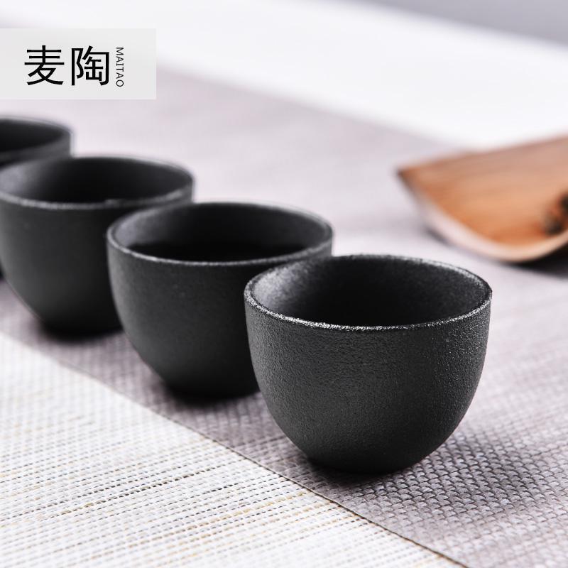 美帮汇快客杯日式粗陶茶壶套装家用简约办公室户外功夫便携旅行茶具高清大图