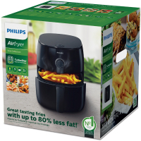 飞利浦（Philips） 空气炸锅 家用智能 低脂肪 真空无油 电炸锅 大容量0.8L薯条机 HD9621/91不粘涂层