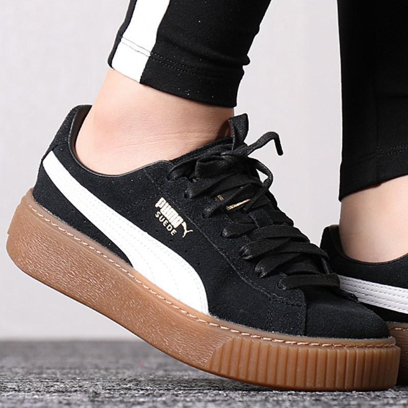 puma彪马女鞋休闲鞋2021春季新款蕾哈娜松糕鞋增高板鞋36355902