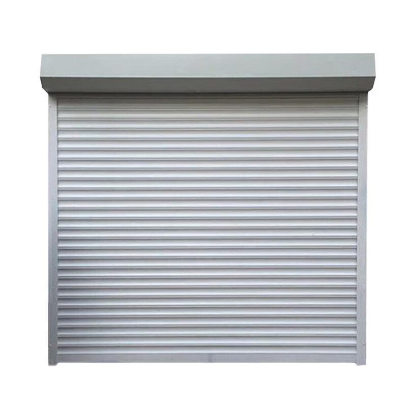 启功电动卷帘门铝合金卷闸门车库门 每平方QG-JZJLM02高清大图