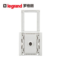 [官方旗舰店]tcl罗格朗Legrand开关插座面板美涵白色86型有线电视插强信号TV家用暗装墙壁电源电视插座