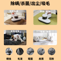 金格智家（GECKOSS）UV紫外线杀菌除螨仪机家用双拍打吸尘器床上小型去螨虫器GS-M01粉色除螨仪杀菌吸尘随手吸除湿