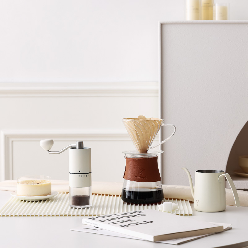 KATIWELL卡迪莲 乐享咖啡手磨套装五件套