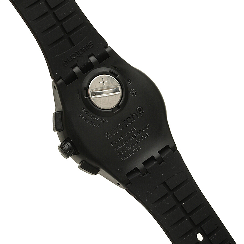斯沃琪(SWATCH) 手表 果冻日历三眼计时 树脂 石英 男女通用表SUSB402