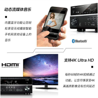 Yamaha雅马哈 RX-V385 新款入门级初级家庭影院5.1数字功放机功率放大器蓝牙3D/4K解码器USB放大器