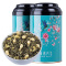 痴福 新茶飘雪茉莉花茶浓香型茶叶茉莉绿茶礼罐装250g 蓝锦绣茉莉飘雪2罐共250克