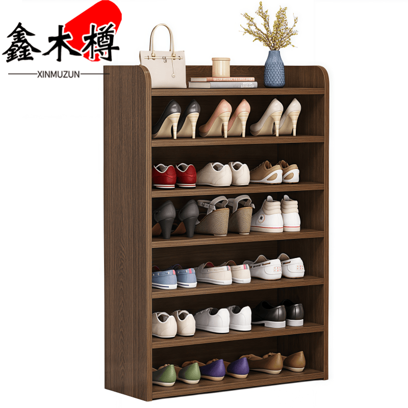 鑫木樽鞋柜60*29*110cm个高清大图