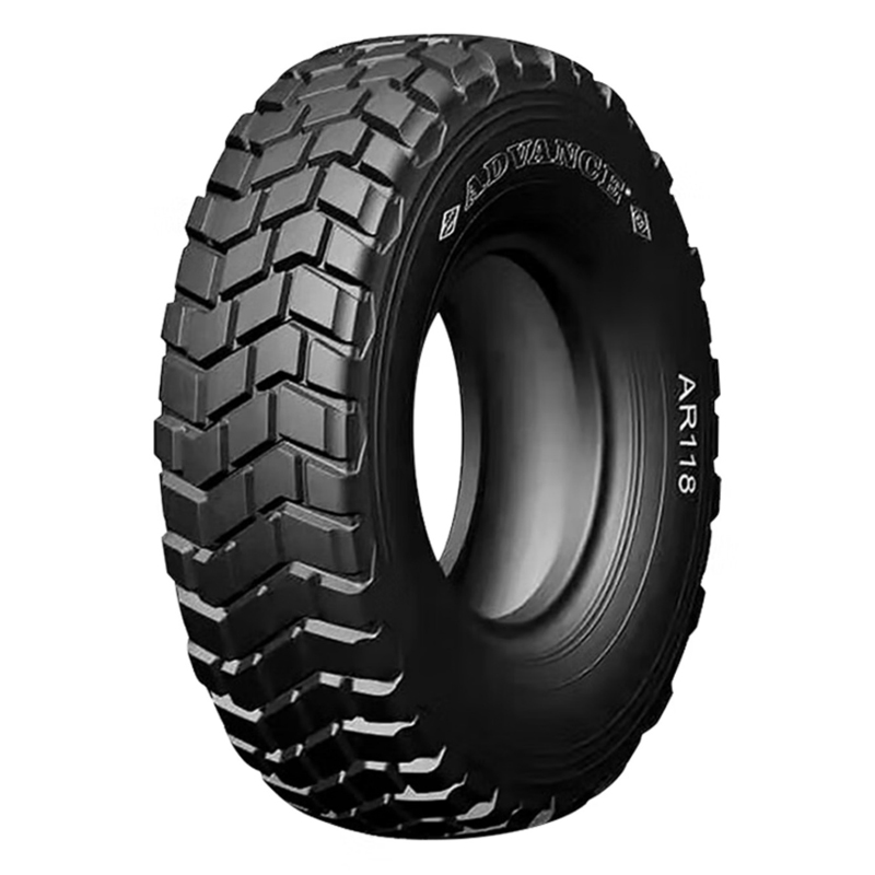 前进轮胎12.5R20-18AR118越野子午线钢丝胎带内胎垫带适配东风EQ210高清大图