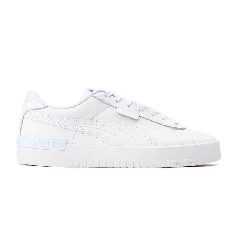 彪马(Puma)女鞋白色皮革 lace-up休闲板鞋时尚舒适经典款运动鞋