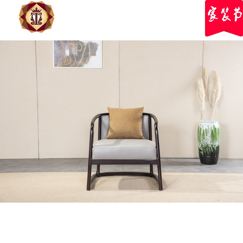 三维工匠观自在新中式客厅别墅沙发组合现代中式实木禅意沙发简约家具定制