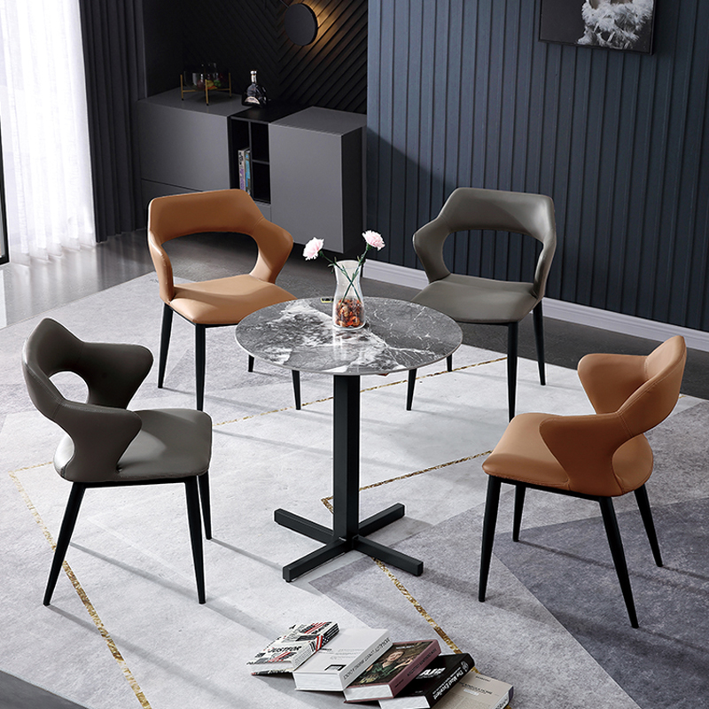 中豫鑫泽ZYXZ-VC4120106 圆桌小户型家用桌简约接待洽谈桌高清大图