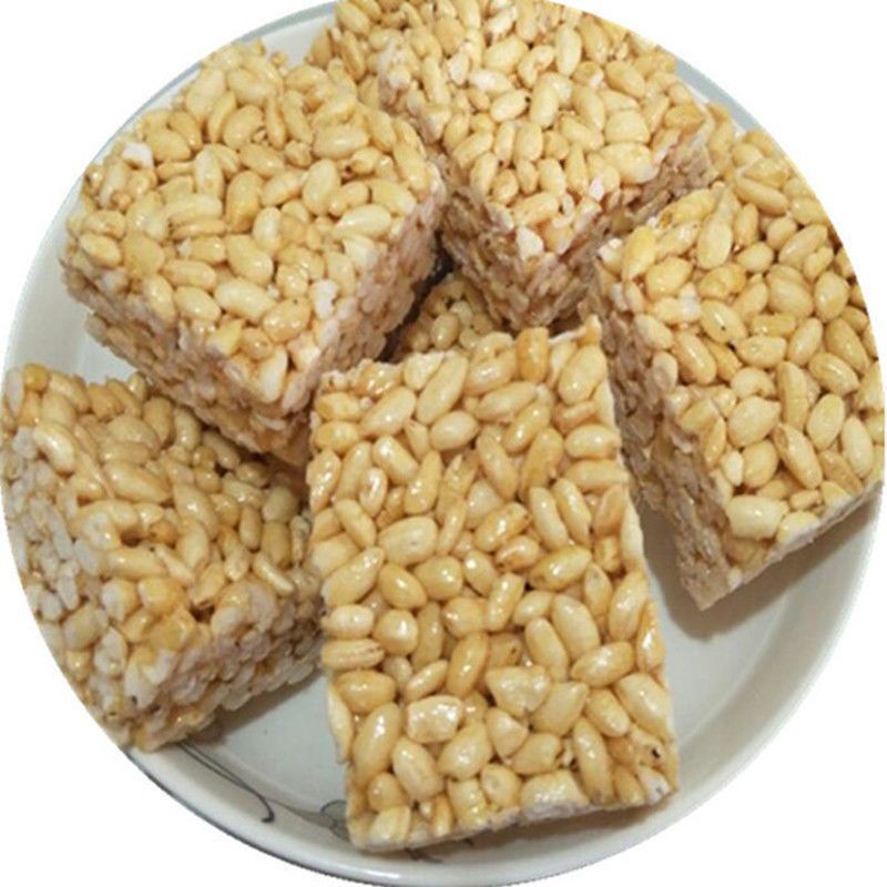 农家手工大米花糖米花酥炒米糖冻米糕爆米花糖米通儿时味道大米花糕