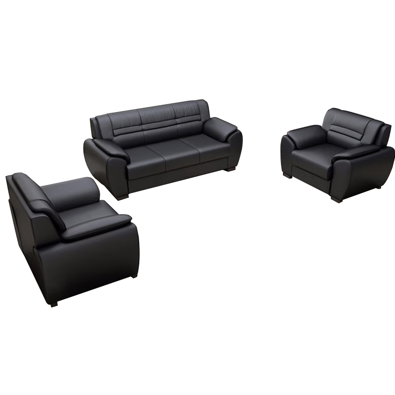 臻远 ZY5110334 办公沙发简约现代接待室商务沙发 牛皮3+1+1