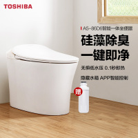 东芝 TOSHIBA 智能马桶一体机洁身坐便器虹吸隐藏水箱即热暖风除臭遥控马桶 A5-86D6