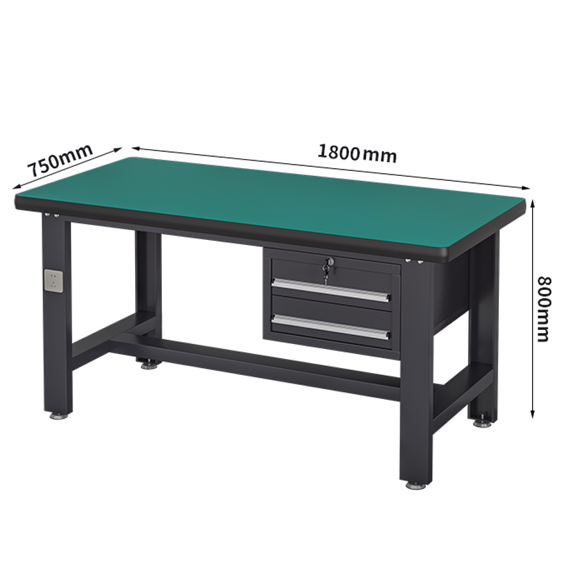 芙瑞塔防静电操作台 工作台吊二抽台