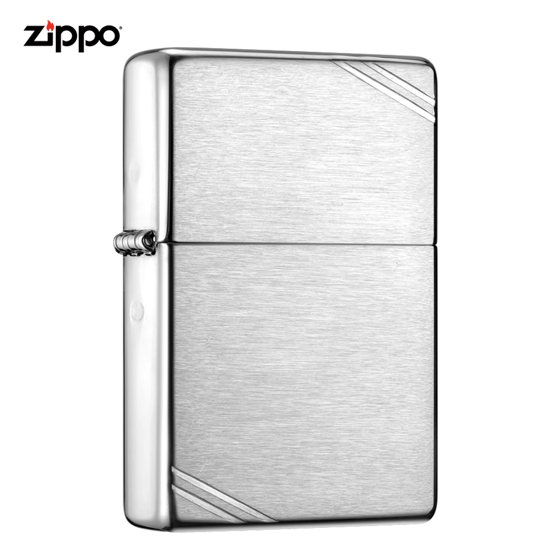 zippo芝宝打火机美国原装ZIPPO之宝防风煤油打火机古典切角沙子230-045109