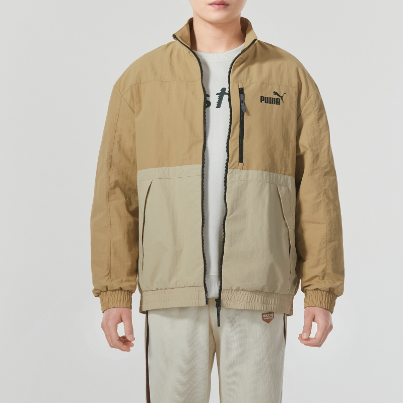 彪马(PUMA)外套男装新款休闲服跑步运动上衣宽松潮流开衫立领行政夹克 627117-83 ZP高清大图