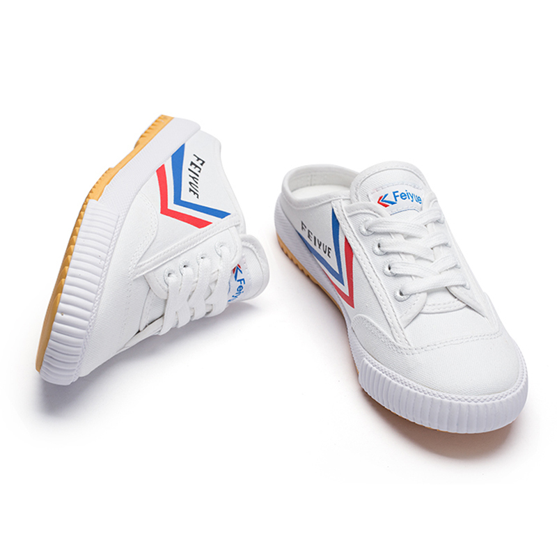 FEIYUE/飞跃帆布半拖鞋无后跟懒人新品布鞋男女款休闲鞋506
