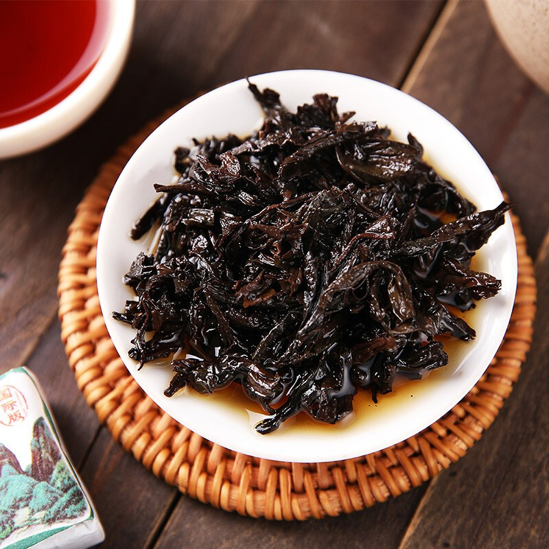中茶牌茶叶 海堤乌龙茶 2020年铁罗汉国际版八年陈茶足火一级岩茶 单盒装 60克