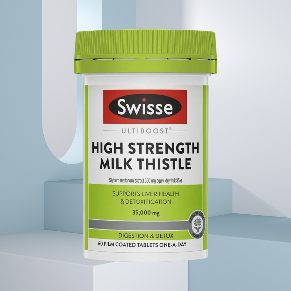 斯维诗高浓度Swisse加强版奶蓟草护肝片60粒/瓶装 澳洲进口35000mg 膳食营养补充剂 加强版高清大图